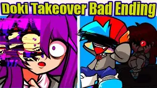 FNF Doki Doki Takeover ! - BAD ENDING | 