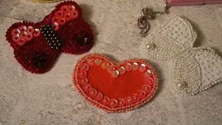 УКРАШЕНИЯ ИЗ ФЕТРА И БИСЕРА СВОИМИ РУКАМИ 🧡👐
