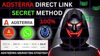 26K Clicks In 5 Minutes Adsterra New Strategy No Black Method | Auto Earning 2024 @alcashzone