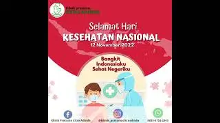Selamat Hari Kesehatan Nasional Bangkit Indonesiaku Sehat Negeriku 🇮🇩