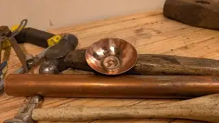 Making a Simple Copper Bowl (Ring Dish) From a Copper Pipe