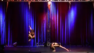 Shelly & Claudia compete in Doubles at Miss Texas Pole Star 2013