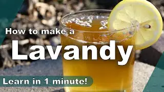 shorties | The Lavandy, lavender lemon shandy, in 1 minute!
