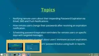 Ensure remote users change their passwords before the expiration date