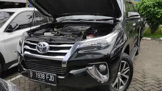 LETAK NO RANGKA DAN MESIN FORTUNER VRZ DIESEL 2016, 2017, 2018
