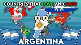All Countries that love and hate Argentina 🇦🇷 