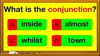 CONJUNCTIONS QUIZ 🤔 📚 | Find the conjunctions in the sentence | English Grammar | Parts of speech