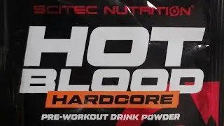 Hot Blood Hardcore scitec Nutrition. Тренировка спины.