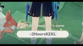 The Making of Best Wanderer Name in Genshin Impact