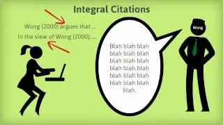 Integration of sources in paragraphs