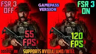 How To Install FSR 3 Frame Gen In COD MW 3 (Game Pass Version)