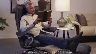 Stressless Wing Recliner and Ottoman $500 Off Sale from The Backstore
