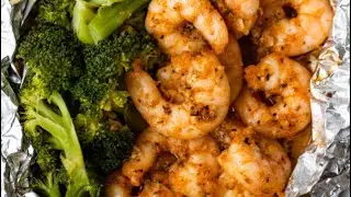 Shrimp & Broccoli Foil Packs