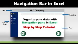 Navigation Pane Tutorial in Excel