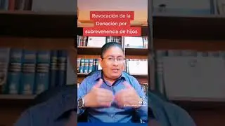 LA REVOCACIÓN DE LA DONACIÓN POR SOBREVENENCIA DE HIJOS