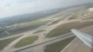 American Airlines MD80 Take Off DFW-SFO 18L