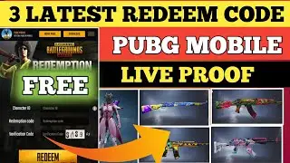 How To Get 3 Latest Redeem  Code For PUBG Mobile 2021🔥 | 100% working  With Prove  |