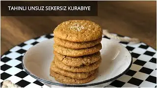 Unsuz, Şekersiz Tahinli Kurabiye | Tahin Pekmez Kurabiyesi