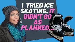 Formerly blind girl tries ice skating at Pickwick Ice in Burbank & it goes badly