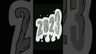 Menggambar grafiti simpel 2023