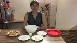 Пирог с яблоками из песочного теста!