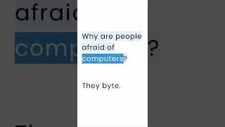 Why are people afraid of computers? 