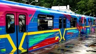 Арт-поезд метро! 1-й состав!