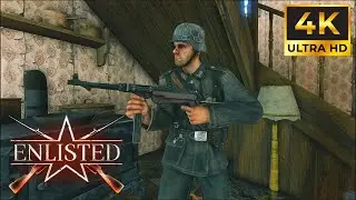 Destroying The American Army - Enlisted Conquest Gameplay (4K)