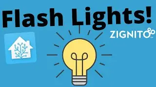 HOW to Flash Lights in Home Assistant (Zigbee LED Light strip Zignito)