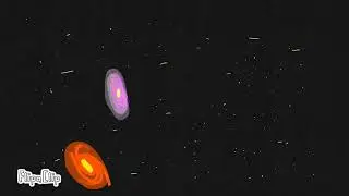 Our galaxy and andromeda in 4.6 billion years