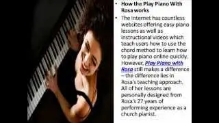 Easy Piano Lessons Review - Arts Review Center
