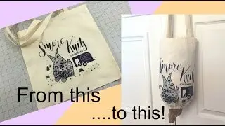 Bag holder from a tote bag