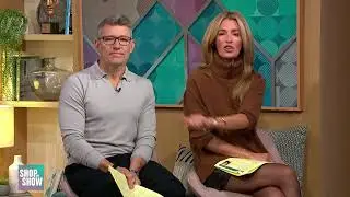 Cat Deeley Leather Mini Skirt Sheer Black Pantyhose Stiletto Heels 4 Sep 25 2