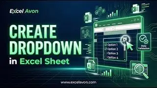 how to add data validation drop down list using excel VBA - Excel VBA