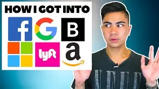 How I got internships at Google, Facebook, Microsoft, Amazon (Software Engineering)