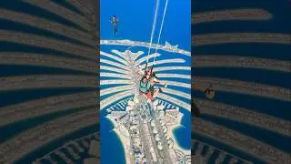 Sky diving in Dubai ₹70,000 is it worth, it’s Scary 😱😰 #travel #Trailer #shorts #dubai  #Kbgtrips