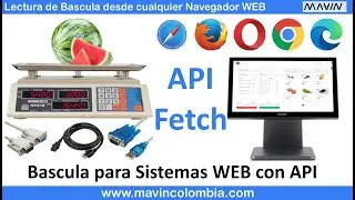 Uso de Fetch para lectura de Peso de Bascula electronica Serial COM, metodo simple de captura balanz