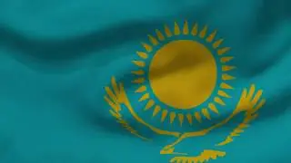 Kazakhstan Flag