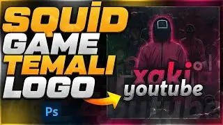 Squid Game Temalı Logo Yapımı ! Photoshop Logo Yapımı !