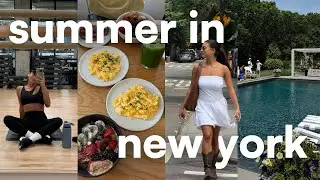 NYC SUMMER DIARIES | hamptons event, west village shopping, weekend self care