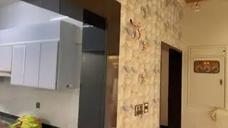 Modern Open Kitchen Design | Final Look with Complete Finishing
