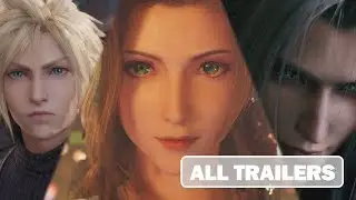 Final Fantasy 7 Remake Trailers Compilation [HD 1080p]