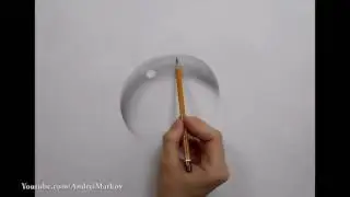 3D рисунок капли воды