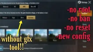How to force enable hdr + extreme without gfx tool. New patch file no ban