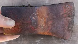 Rusty Gold: Cold War Hatchet Restoration | West German Axe Full Rehab Process + Tips and Tricks