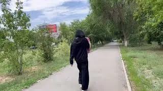Прогулка Оренбург | На ул.Родимцева как в старые добрые времена | Наложил музыку изза ветра