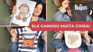 Primeiros RECEBIDOS do bebê! Ele ganhou muita coisa!
