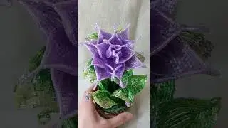 "Лісовий Ельф" квіти з бісеру, повтор/ "Forest Elf" beaded flowers, repeat.