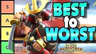 BEST EPIC Commander Tier List Rise of Kingdoms