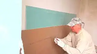 Обробка укосів   підготовка стіни, вирізання гіпсокартону
